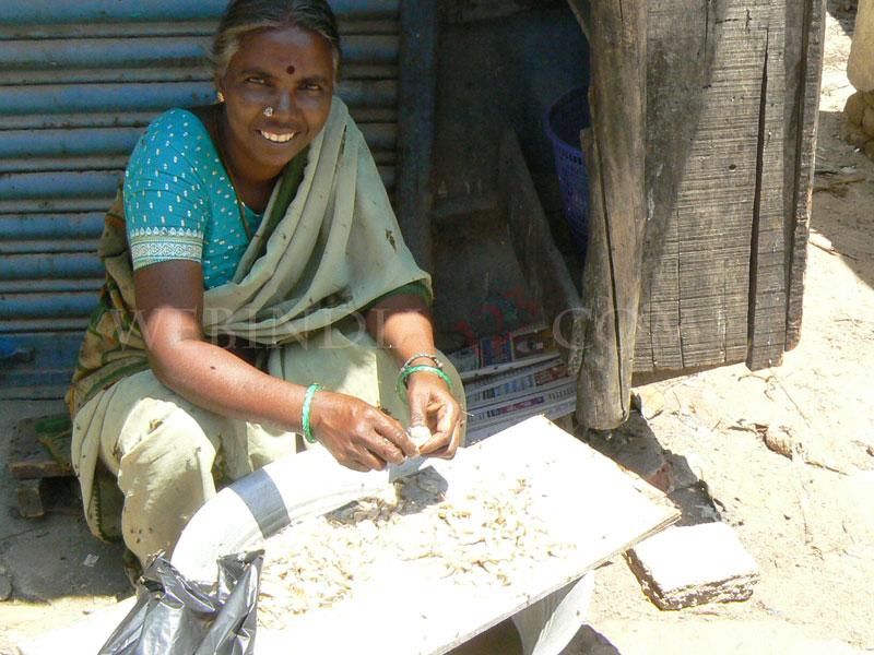 A woman seller - Chennai