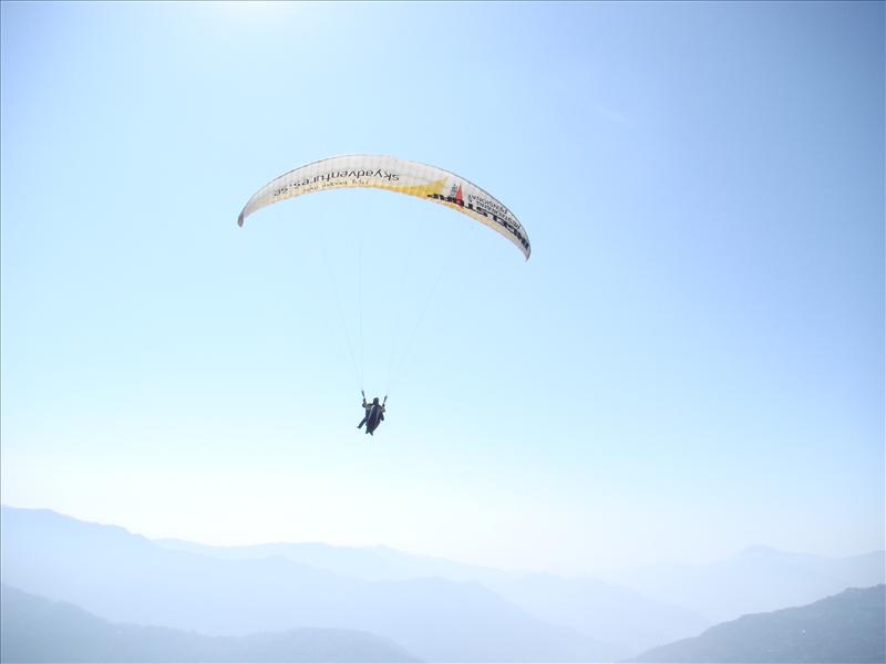 Paragliding..