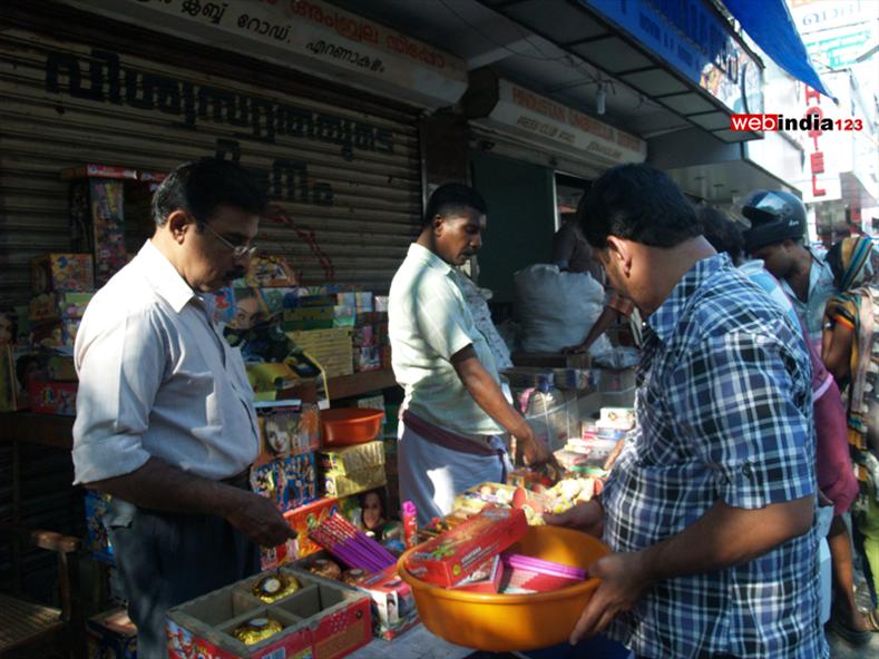 People buy Fire Crackers for Diwali Celebrations