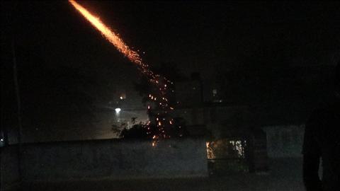 rocket launch in diwali