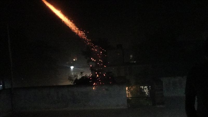 rocket launch in diwali