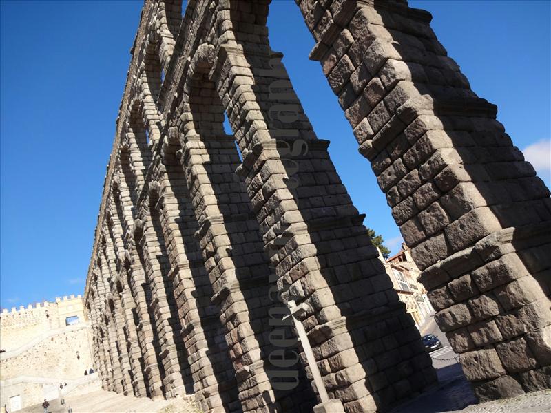 Segovia Aqueduct in Spain