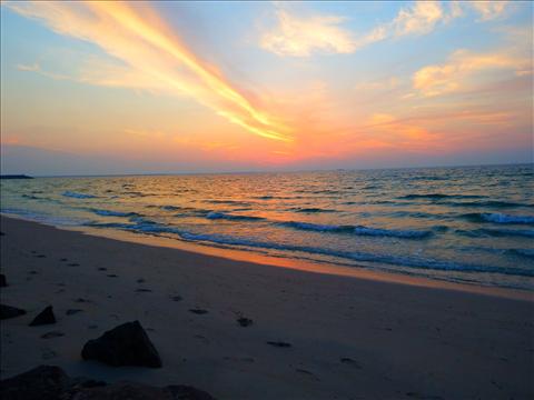 Sunset At Al Khan Beach
