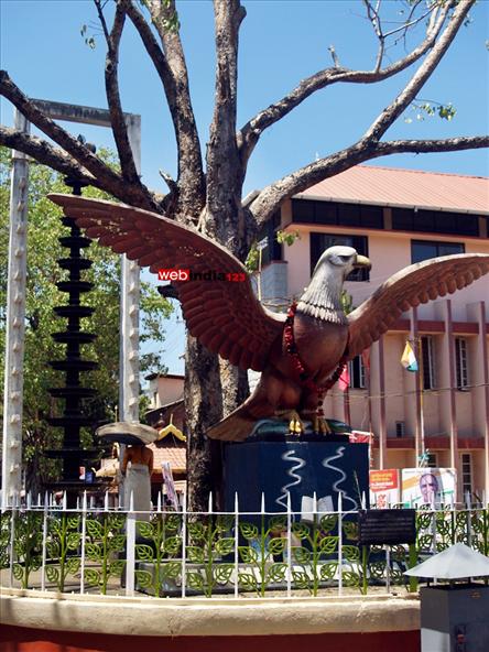 The majestic statue of Garuda (Eagle)