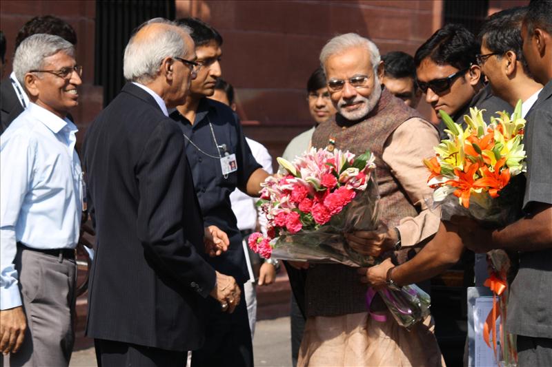 Modi's first day as PM of India