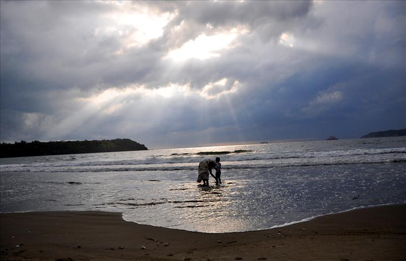 Caranzalem beach in Goa
