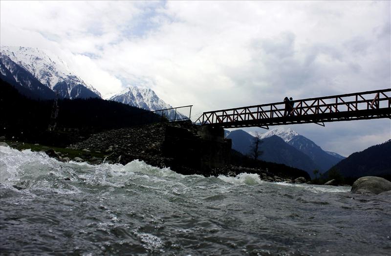 Lidder river in Pahalgam, Jammu and Kashmir