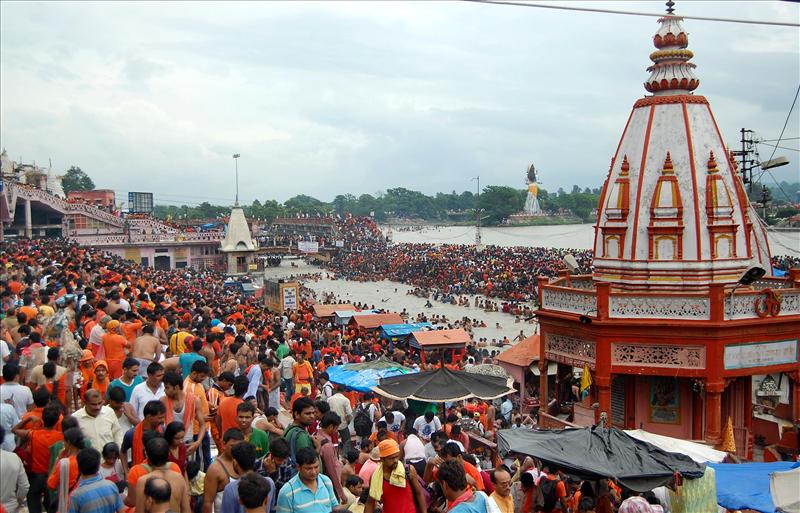 Kanwariyas at Haridwar