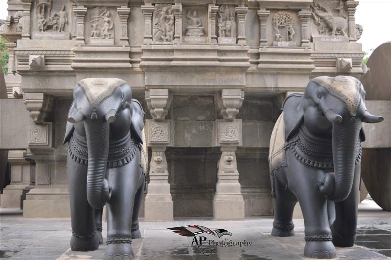 Valluvar Kootam chariot Elephant