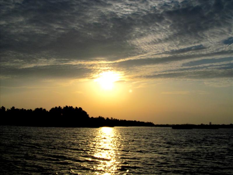 Sunset At Pondicherry