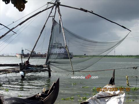 Chinese Net at Fort Kochi, Kerala
