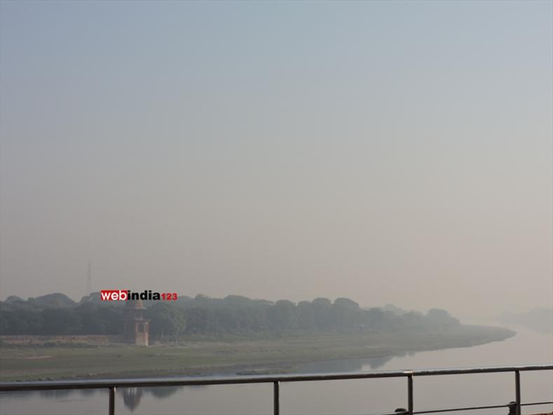 View of River Yamuna from Taj Mahal