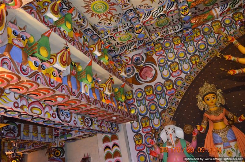 Colours of Pujo Pandals