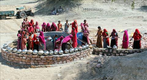 Women Collecting Water