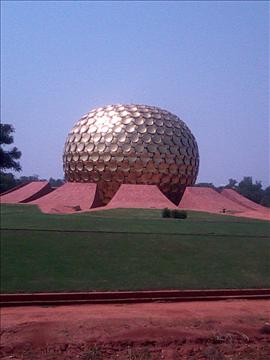 Auroville globe