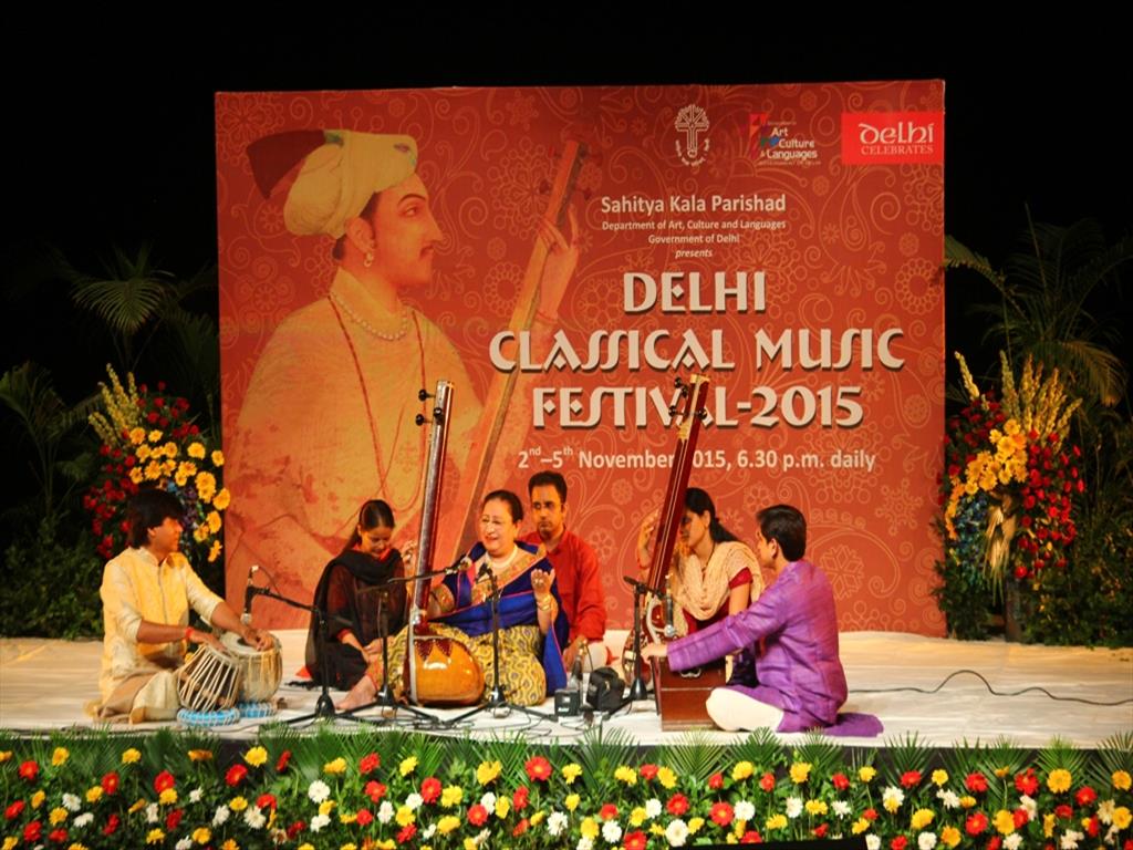 Begum Parween Sultana at the Delhi Classical Music festival