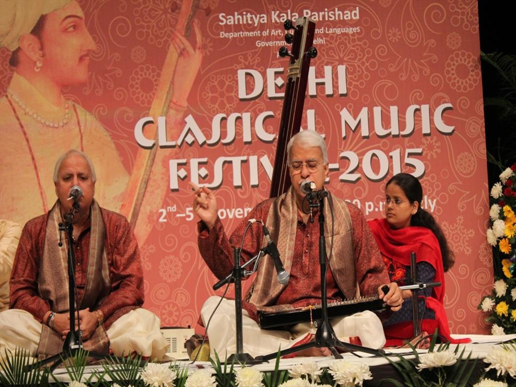 Pt. Rajan-Sajan Mishra & Pt Hariprasad Chaurasia at Delhi Classical Music Festival