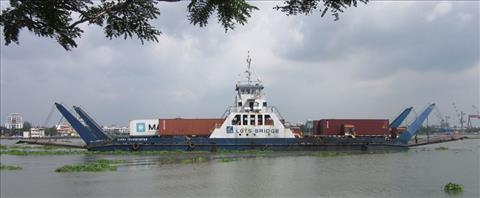 RO RO barge completes two lakh truck movements