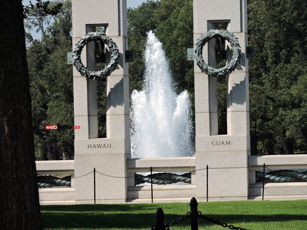 The World War II Memorial in Washington D.C.