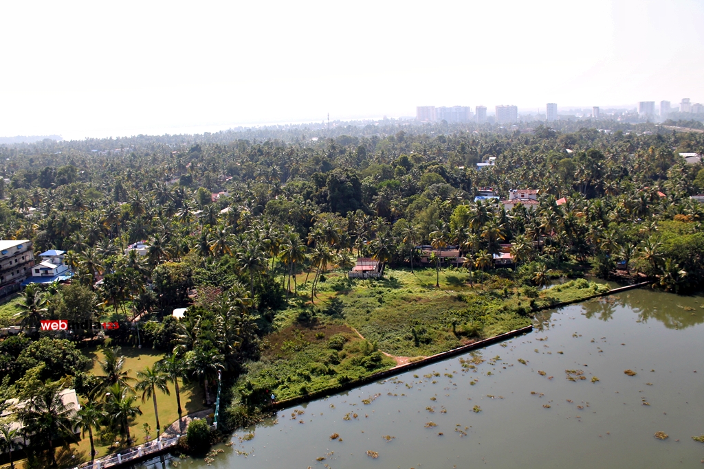 Aerial view of Kochi