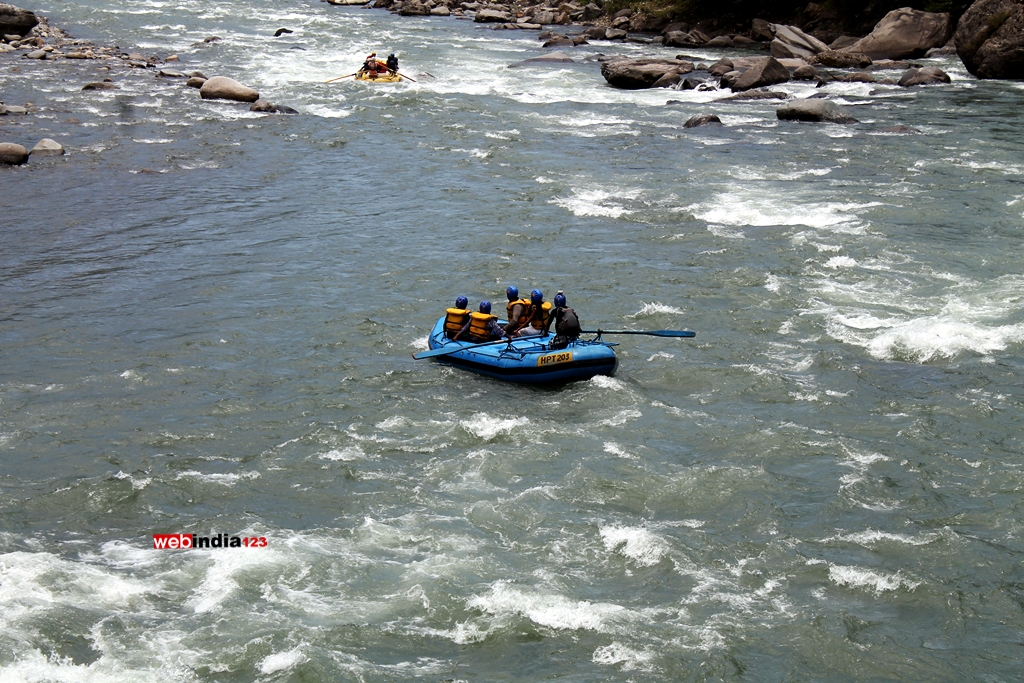 River Rafting at Beas River, Kullu, Himachal Pradesh