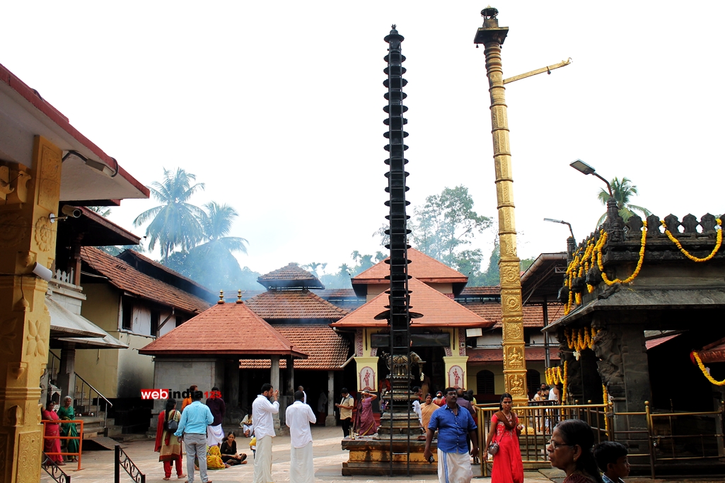 Lamp at Kollur Sri Mookambika Temple