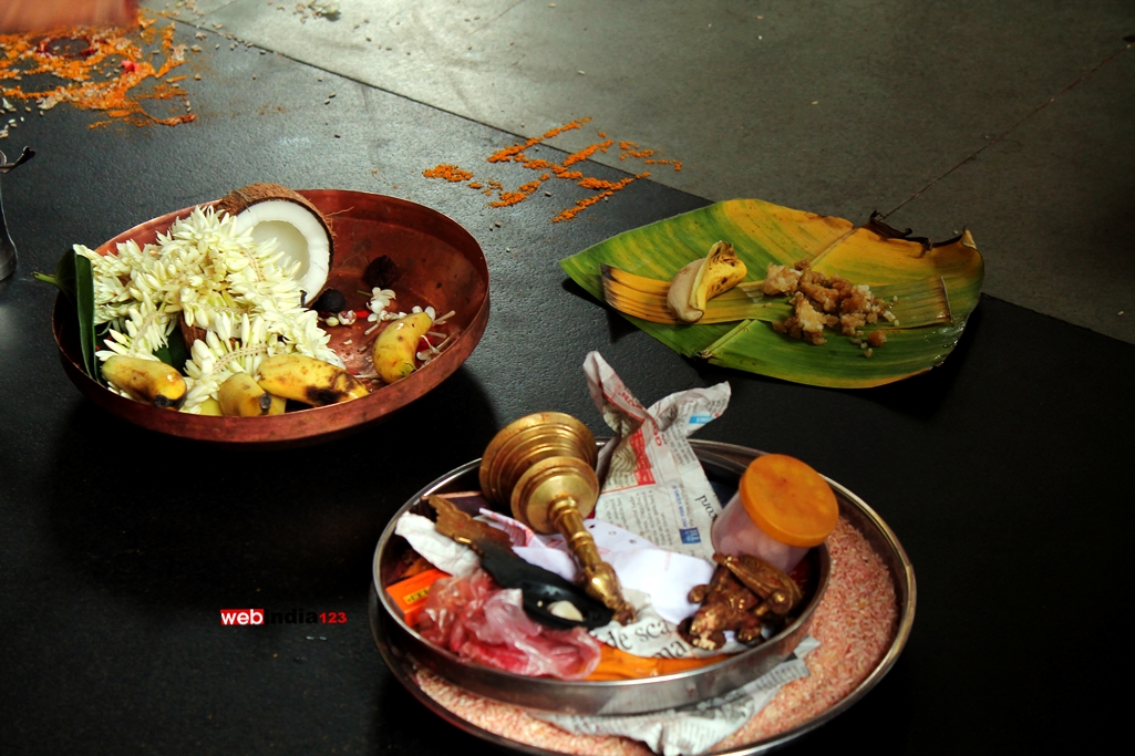 Annaprashan (first rice-eating ceremony) at Kollur Sri Mookambika Temple