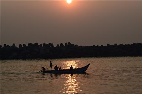 Early Morning in Chennai Harbor