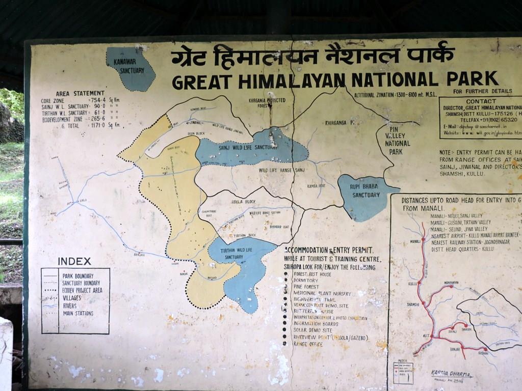 great himalayan national park trek distance