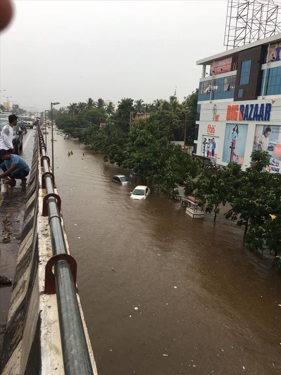Heavy Rain in Bhubaneshwar