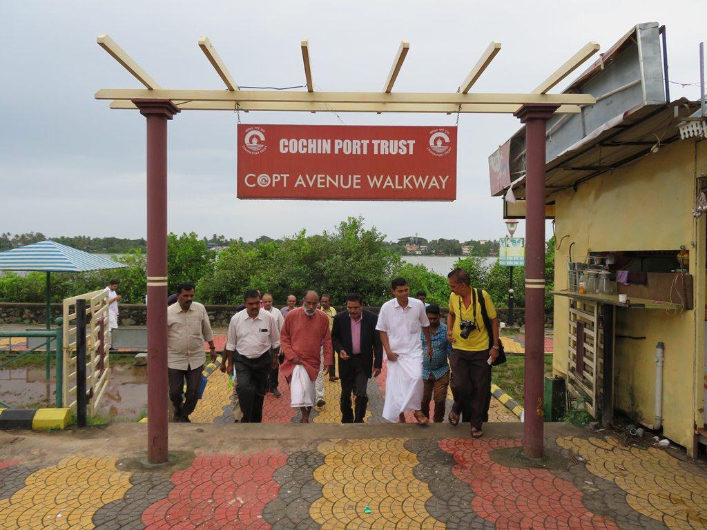 Union Tourism Minister visits Walkway Project site