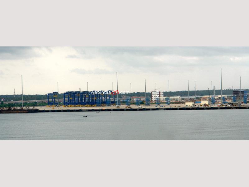 An International Container Transshipment Terminal 