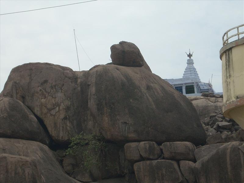 Temple on rock