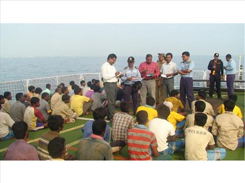 Repatriation of Fishermen by India Coast Guard