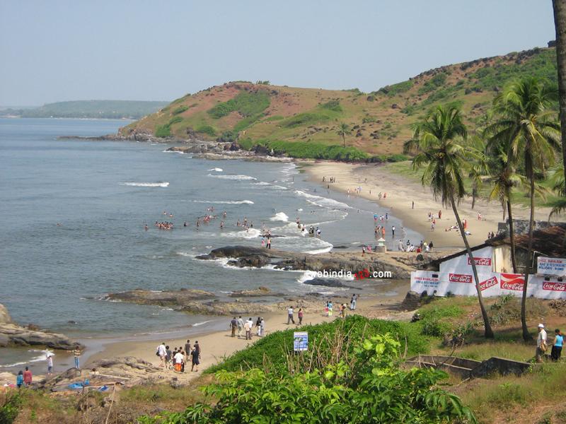 View of the beach, Goa