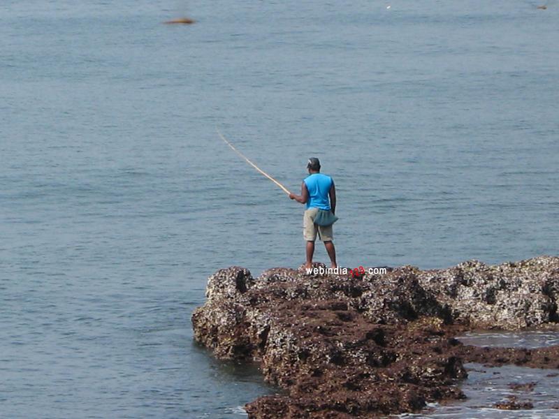 Fishing at Goan Beach