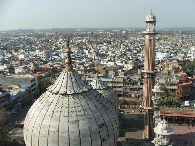 Top of the Jama Masjid Delhi