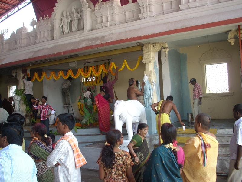 Holy festival in Rama Temple of Bhadrachalam. 