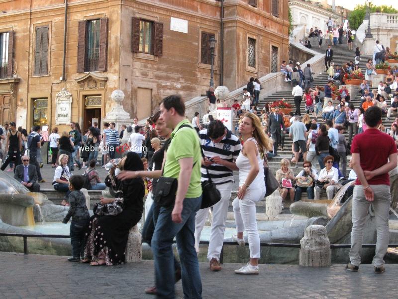 Spanish Steps in Rome, Italy
