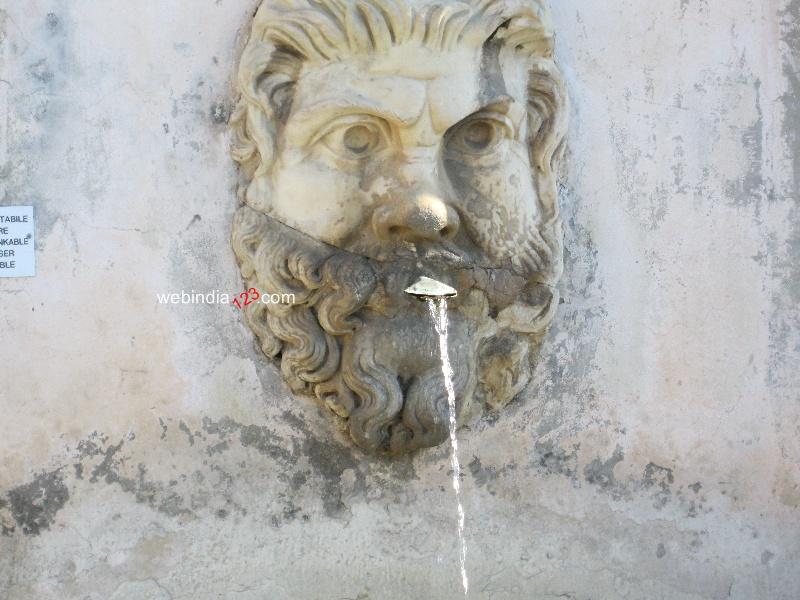 Fountain in Vatican Museum, Italy