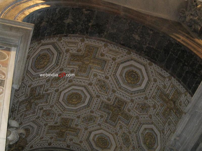 Roof of St. Peter`s Basilica, Italy