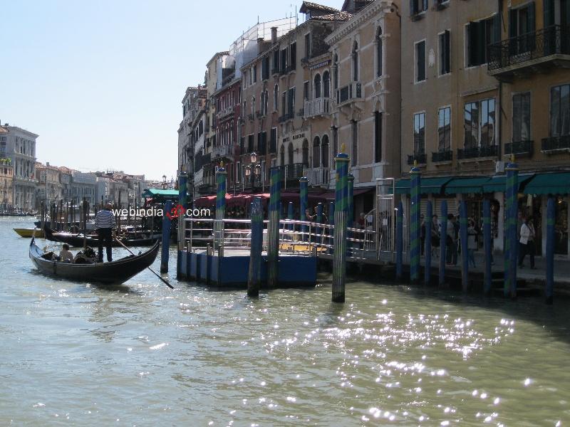 Gondola on the Grand Canal, Venice