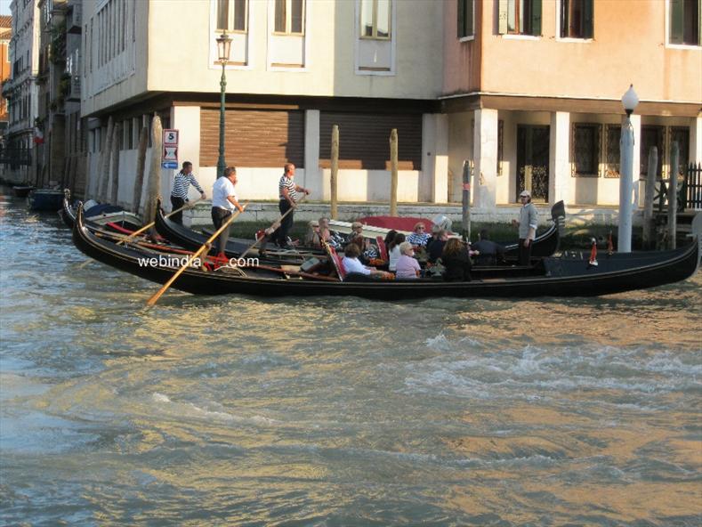 Gondola ride on the Grand Canal, Venice