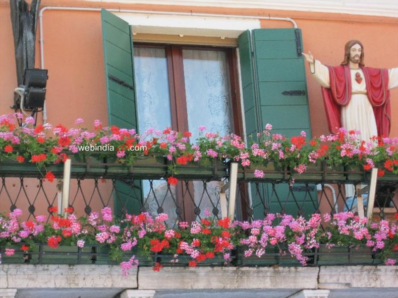 Window Garden in Venice, Italy