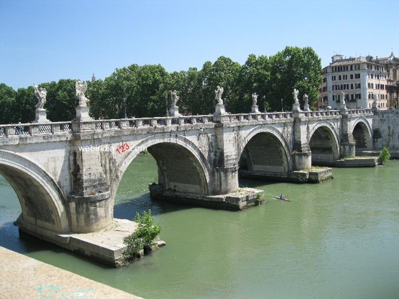 Ponte Sant`Angelo, Rome Italy