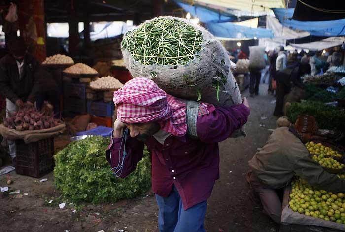 Typical Indian Veg Market