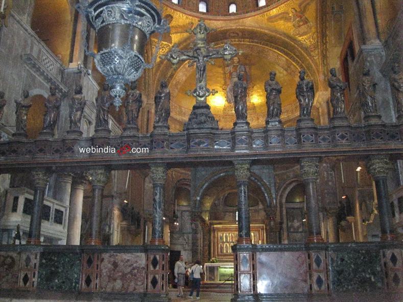 Inside San Marco Basilica