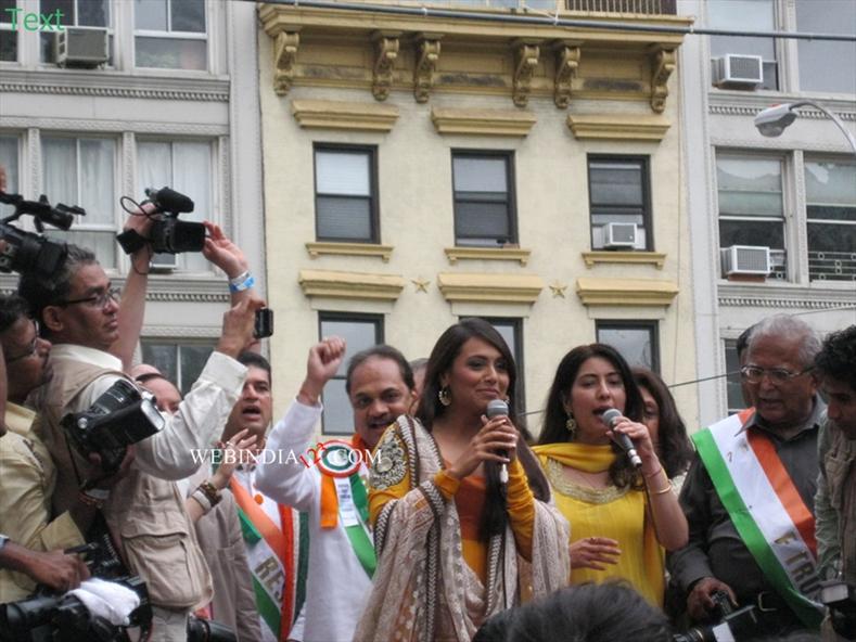 Rani Mukerji at India Day Parade in New York City.