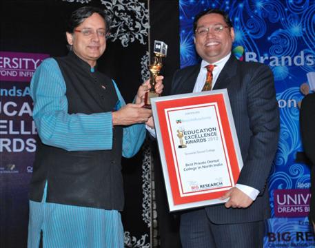 Dr. Shashi Tharoor gives away Education Excellence