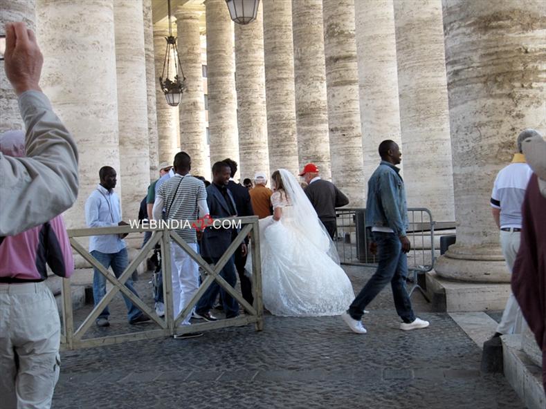 Newly Weds at St.Peter`s Basilica
